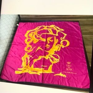 Designer silk scarf
